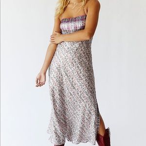 FP Gia Nina Silk Midi Dress